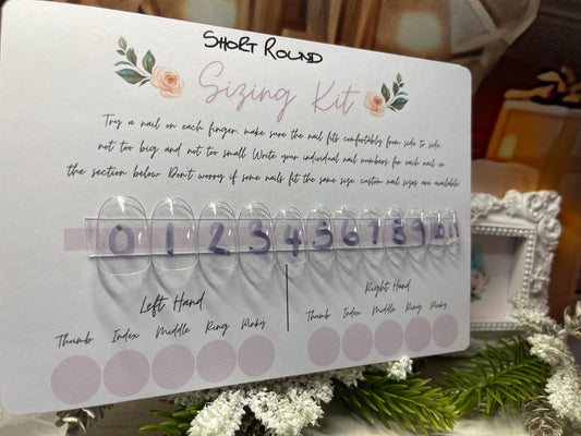 Kits de tamaño para uñas postizas personalizadas: todas las formas y longitudes disponibles