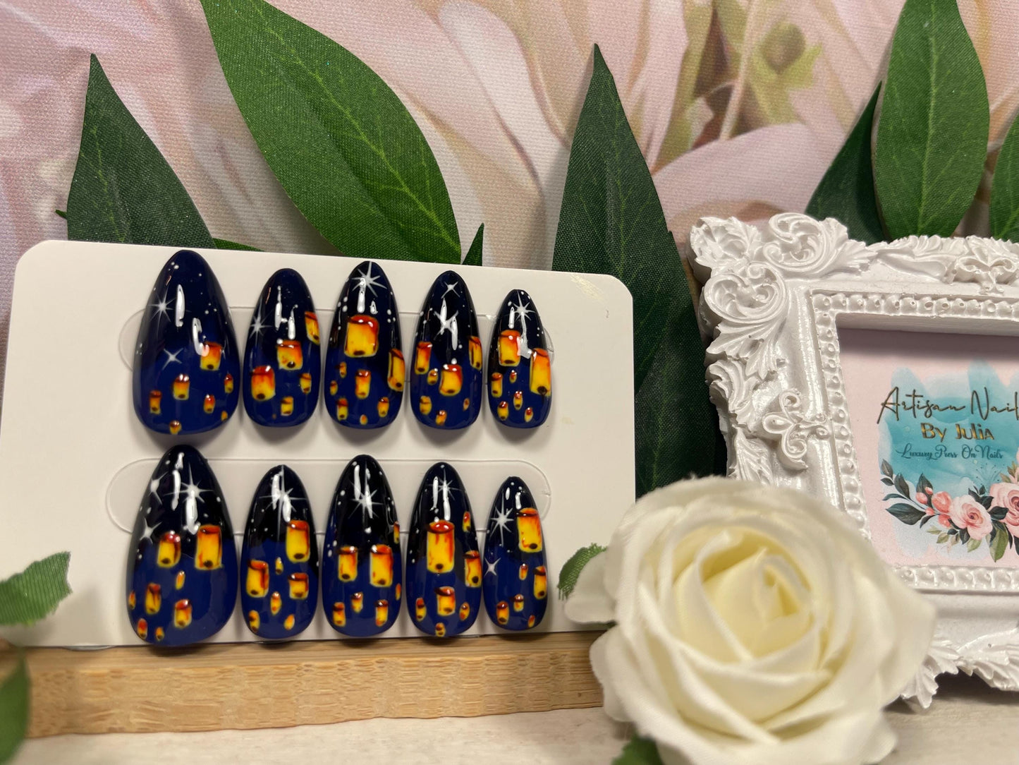 DESEOS DE LINTERNA - Juego de 10 clavos para faroles de vela