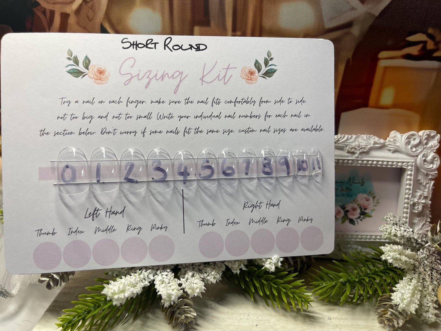 Sizing Kits for Custom Press On Nails - All shapes and lengths available