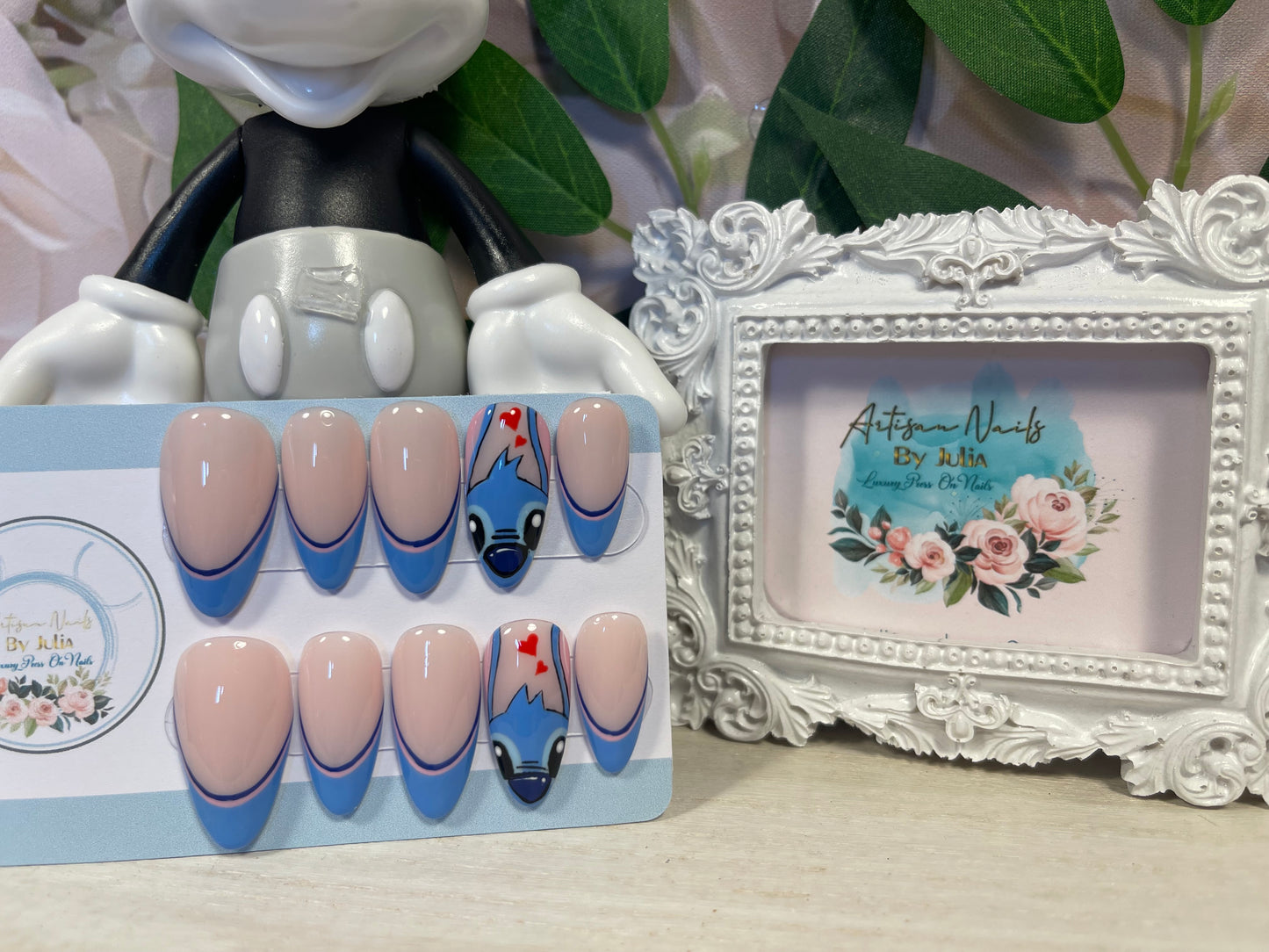 STITCH - Set of 10 stitch inspired Nails