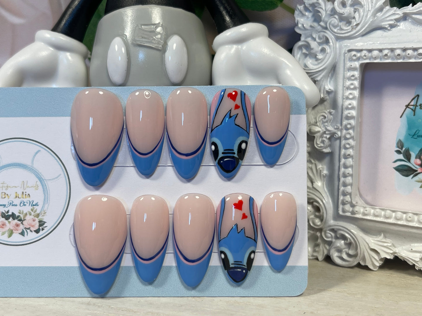STITCH - Set of 10 stitch inspired Nails