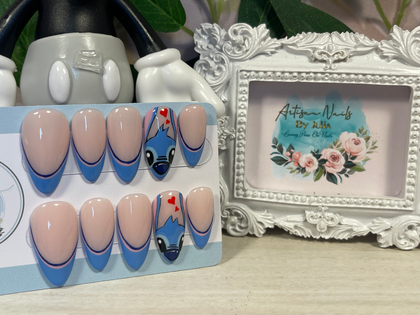 STITCH - Set of 10 stitch inspired Nails