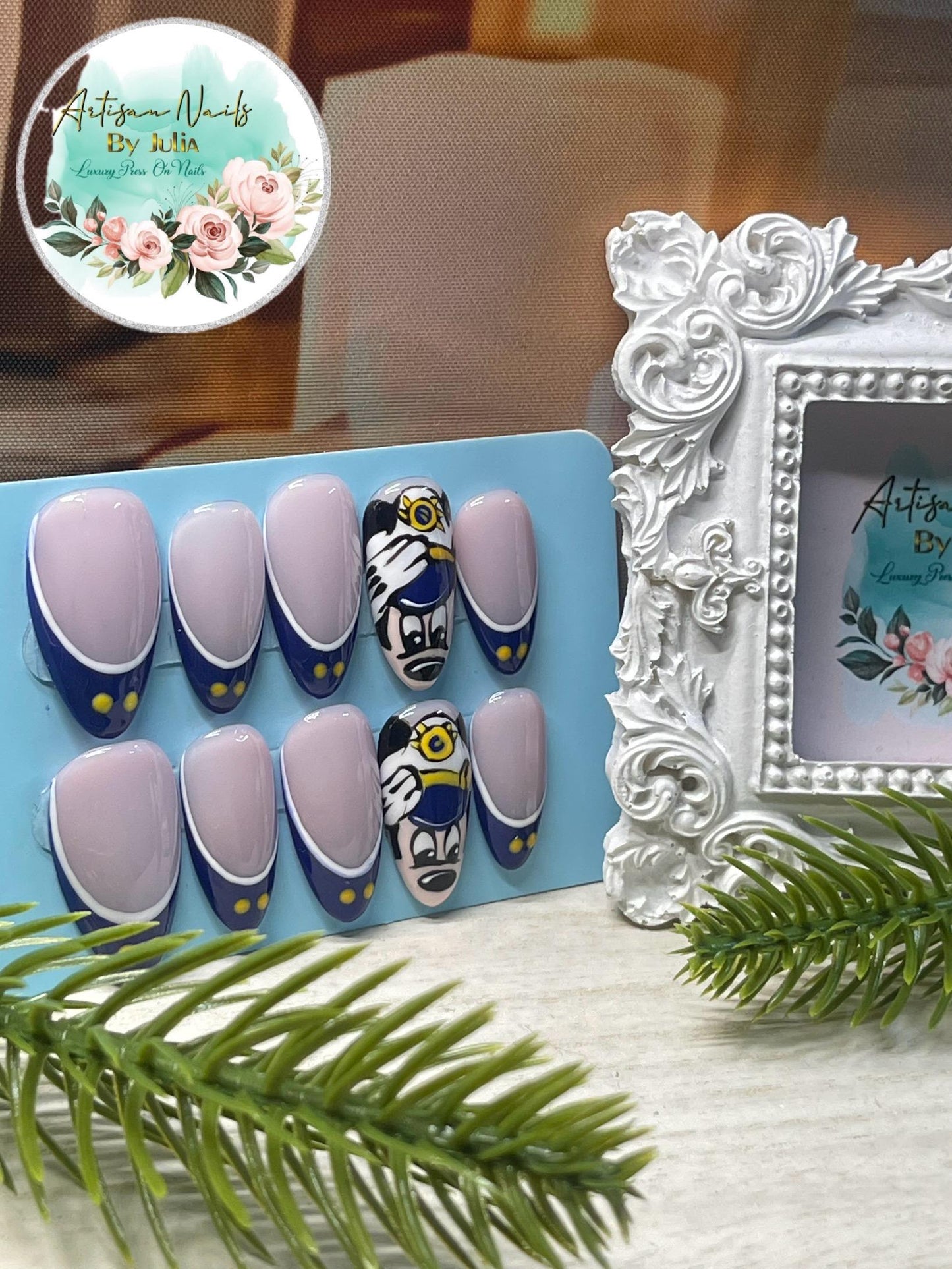CAP'N MICKEY - Set de 10 uñas inspiradas en los cruceros de Disney