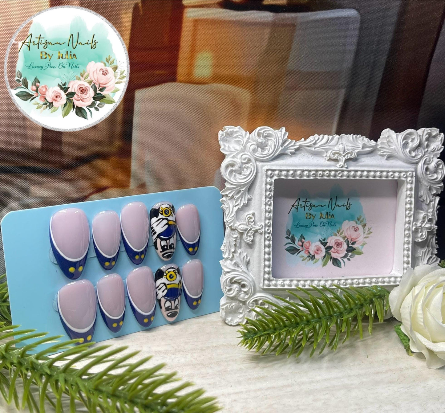 CAP'N MICKEY - Set de 10 uñas inspiradas en los cruceros de Disney