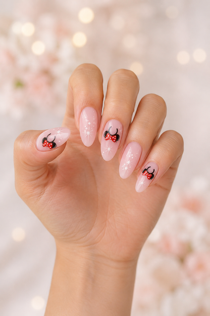LOVE STORY - Gel Press on Nails - Lot de 10 faux ongles en dentelle avec roses 3D - Fabriqués sur commande