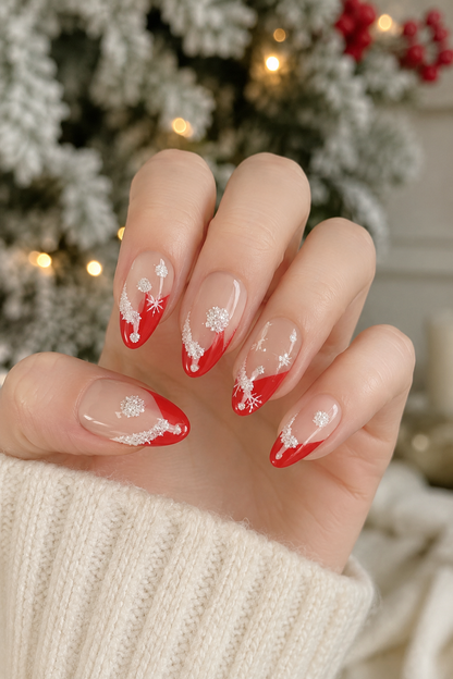 Hats Off | Santa Hat Press On Nails