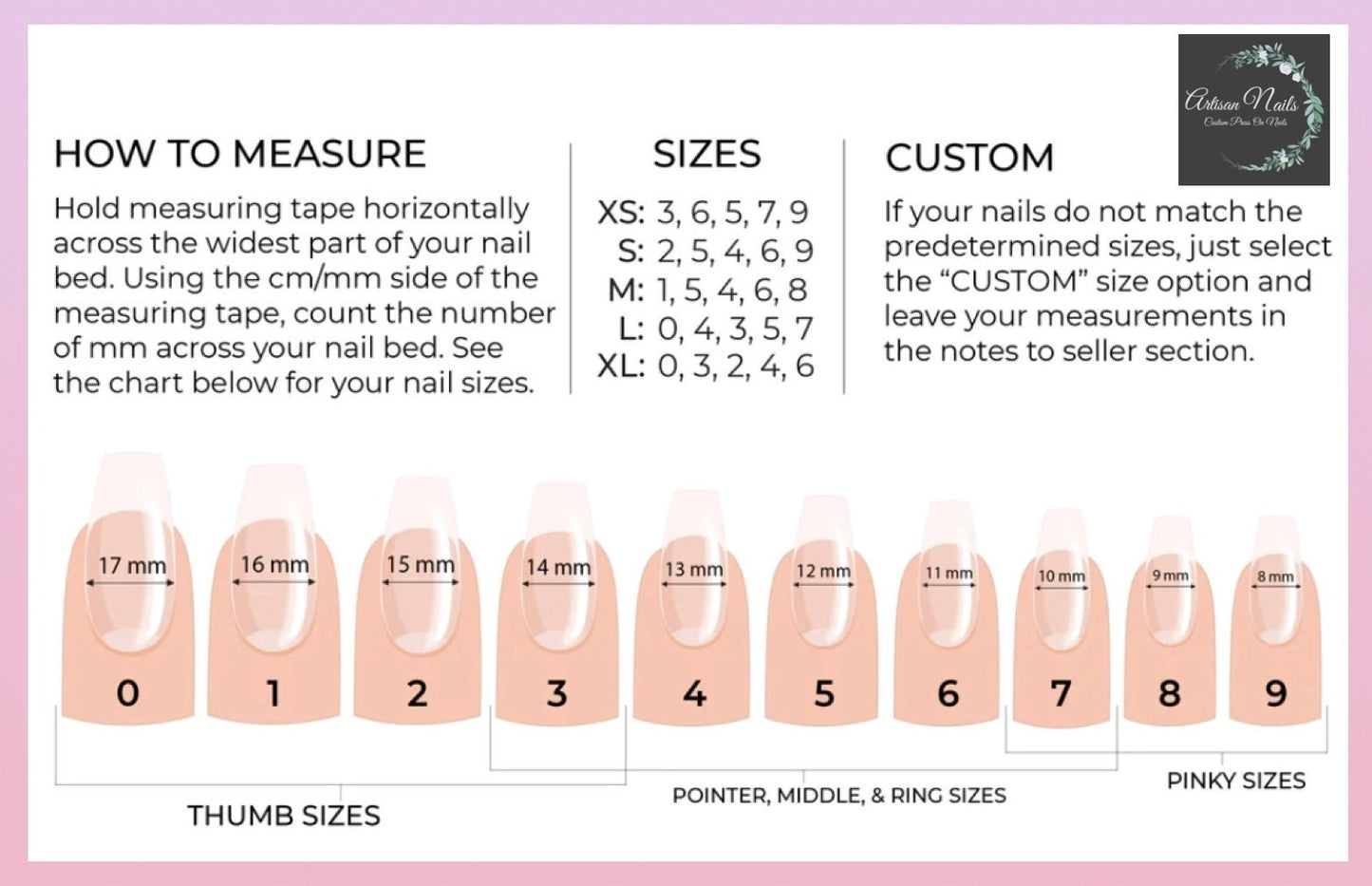 CORAZONES OTOÑOS - Set de 10 uñas nude apagadas con corazones Uñas