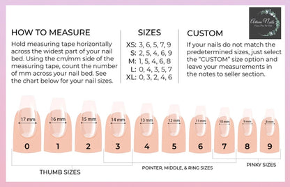 CORAZONES OTOÑOS - Set de 10 uñas nude apagadas con corazones Uñas