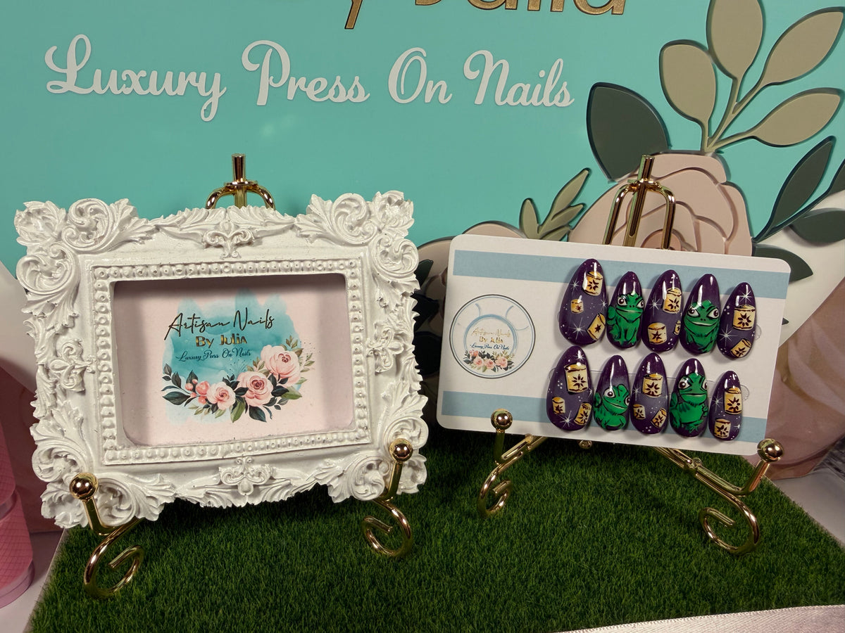 Little Green Trouble | Magical Lantern Press On Nails