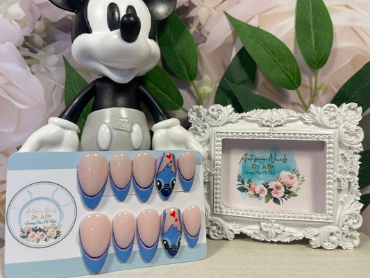 STITCH  - Set of 10 stitch inspired Nails