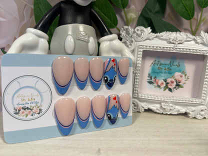 STITCH  - Set of 10 stitch inspired Nails