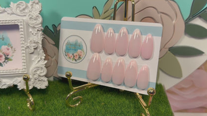 French Kiss | Milky Pink Press On Nails
