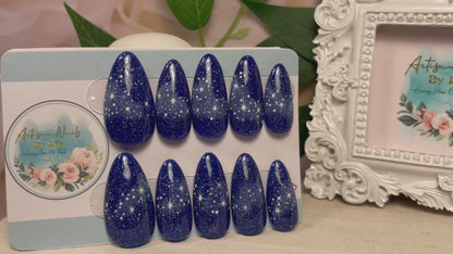 STARRY STARRY NIGHT - Set of 10 Night Sky Inspired Nails