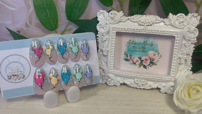 BALLOONS - Set of 10 Mouse Balloon Nails